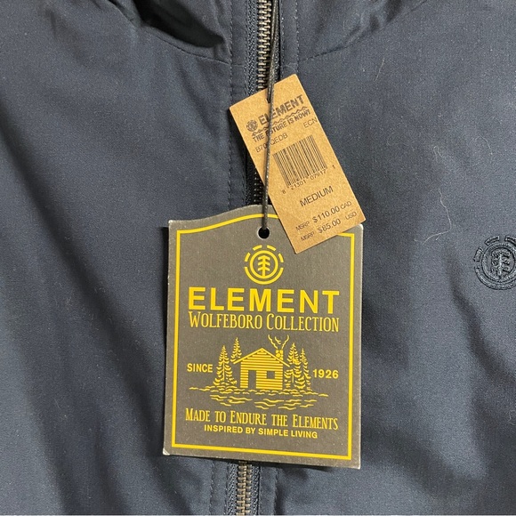 NWT Element Wolfeboro Collection Dulcey Jacket, Navy Blue, Size Medium - Picture 2 of 10